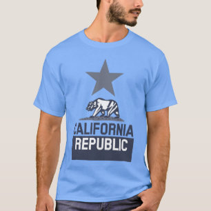 Camiseta Bandera estatal de la REPÚBLICA CALIFORNIA