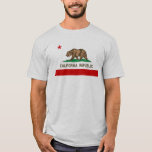 Camiseta Bandera estatal de la República de California<br><div class="desc">Vintage California Republic State Flag T-Show your love for Cali,  with this impresionante State Flag Shirt!  Elige entre muchos estilos diferentes.</div>