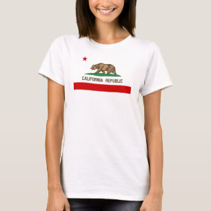 Camiseta Bandera estatal de la República de California