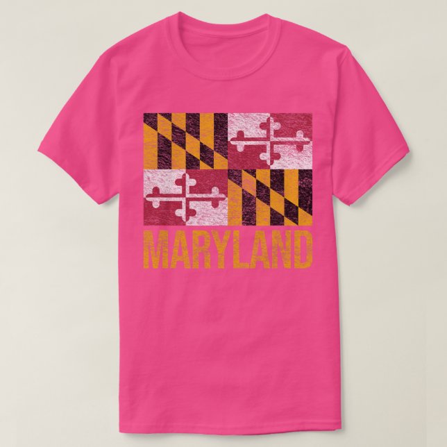 CAMISETA BANDERA ESTATAL DE MARYLAND ANNAPOLIS BALTIMORE CH (Diseño del anverso)