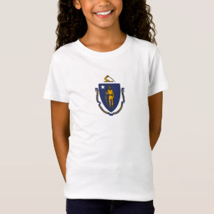 Camiseta Bandera estatal de Massachusetts