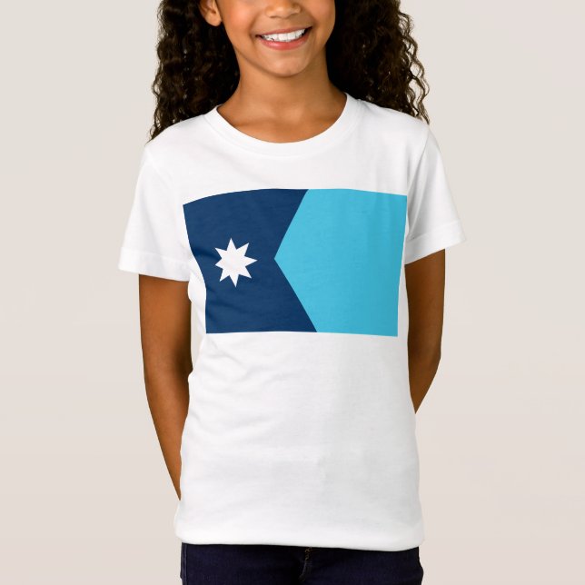Camiseta Bandera estatal de Minnesota (Anverso)