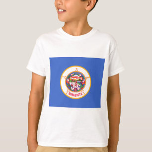 Camiseta Bandera estatal de Minnesota