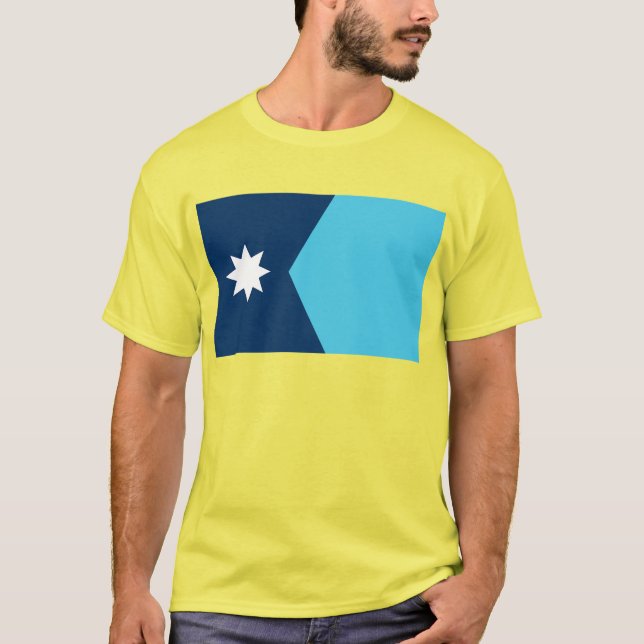 Camiseta Bandera estatal de Minnesota (Anverso)