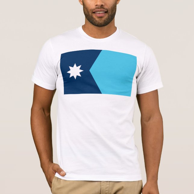 Camiseta Bandera estatal de Minnesota (Anverso)
