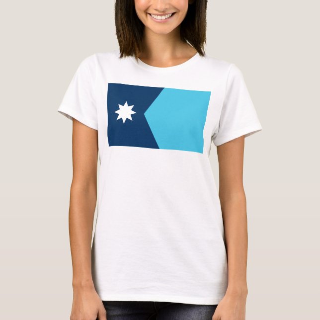 Camiseta Bandera estatal de Minnesota (Anverso)