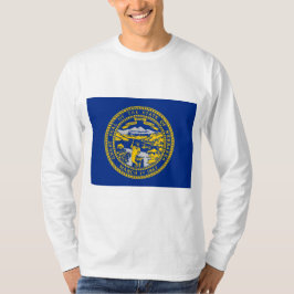Camiseta Bandera Estatal de Nebraska