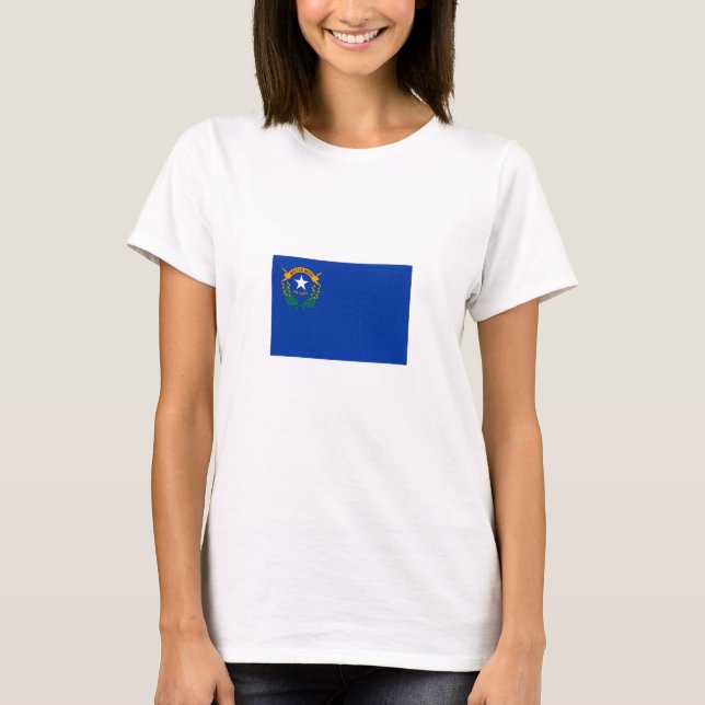 Camiseta Bandera Estatal de Nevada (Anverso)