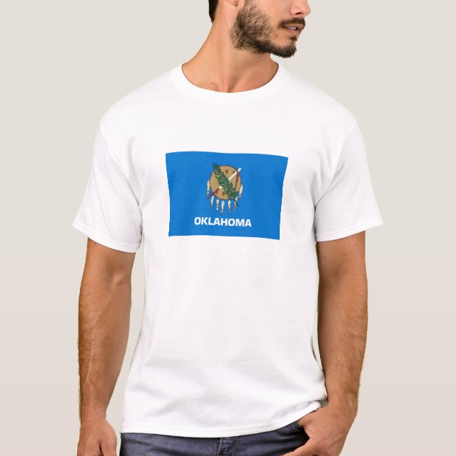 Camiseta Bandera estatal de Oklahoma (Anverso)