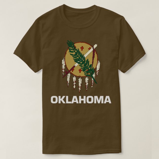 Camiseta Bandera estatal de Oklahoma (Diseño del anverso)