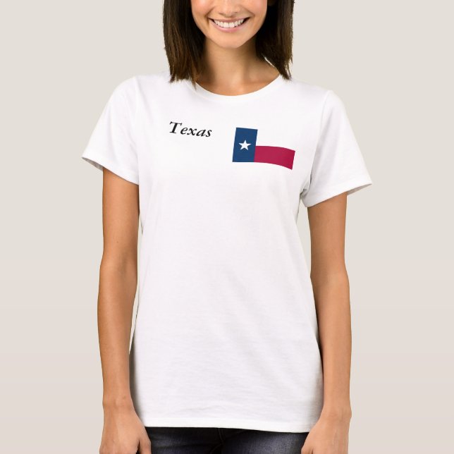Camiseta Bandera Estatal de Texas (Anverso)