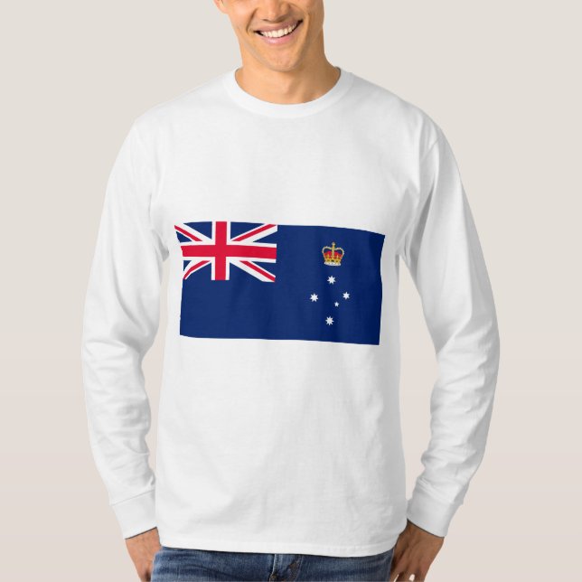 Camiseta Bandera estatal de Victoria (Australia) (Anverso)