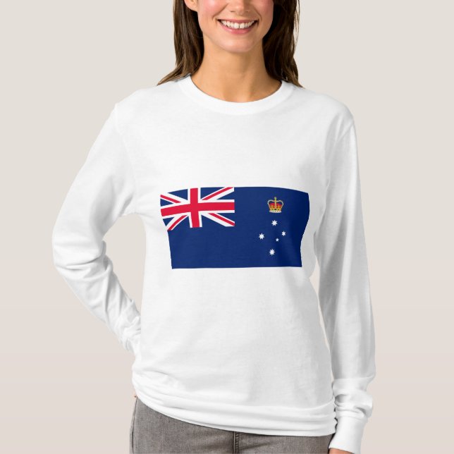 Camiseta Bandera estatal de Victoria (Australia) (Anverso)