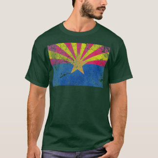 Camiseta Bandera estatal en peligro de extinción de Arizona
