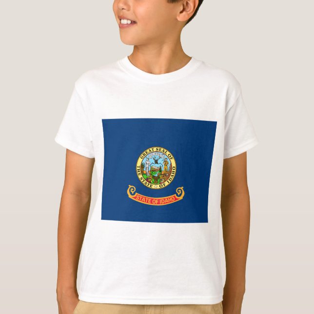 Camiseta Bandera Estatal Idaho (Anverso)