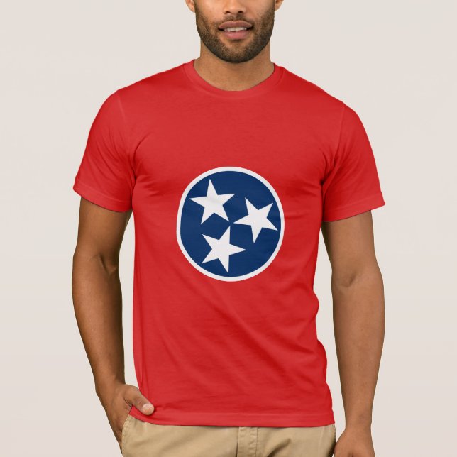 Camiseta Bandera Estatal Tennessee (Anverso)