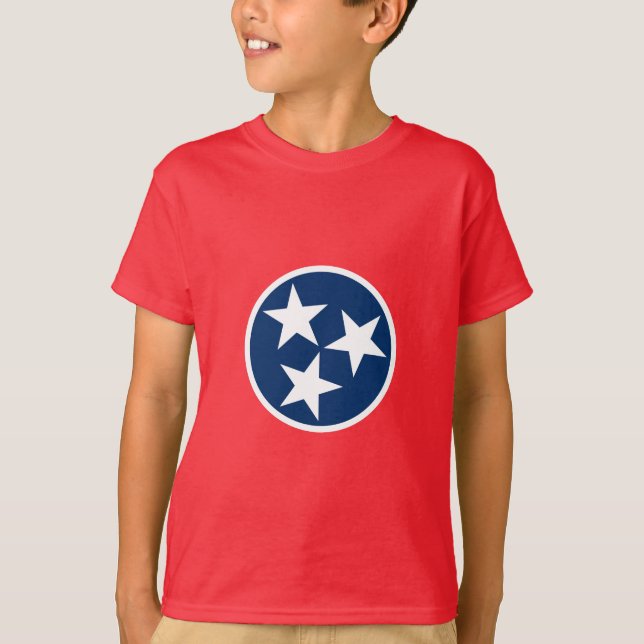Camiseta Bandera Estatal Tennessee (Anverso)
