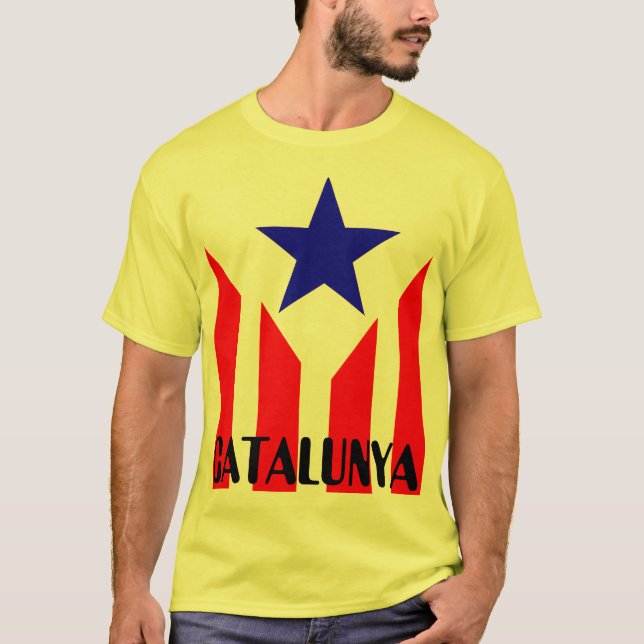 Camiseta Bandera Estelada Catalana (Anverso)