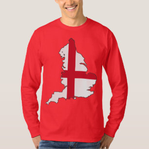 Camiseta Bandera estilizada de Inglaterra Cruz de San Jorge