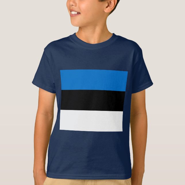 Camiseta Bandera estonia (Anverso)