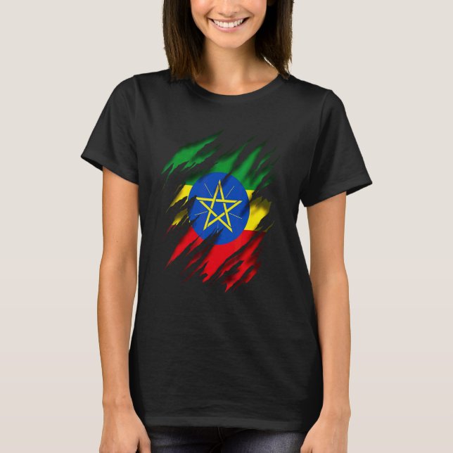 Camiseta Bandera etíope (Anverso)