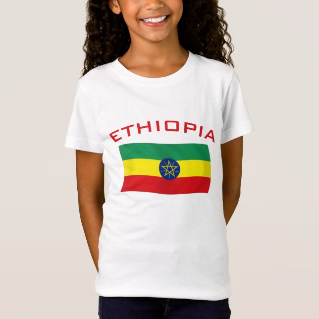 Camiseta Bandera etíope 2 (Anverso)