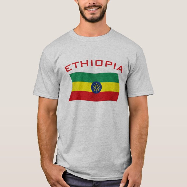 Camiseta Bandera etíope 2 (Anverso)