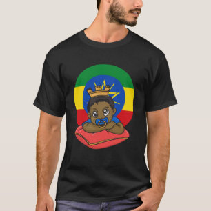 Camiseta Bandera etíope de África: Orgulloso Melanin Princ