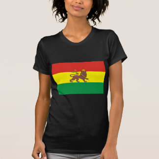 Camiseta Bandera etíope vieja con el león de Judah