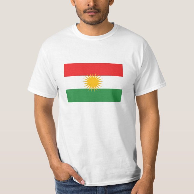 Camiseta Bandera étnica del Kurdistan (Anverso)
