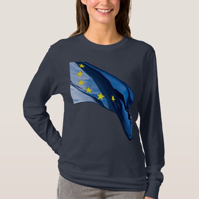 Camiseta Bandera europea (Anverso)