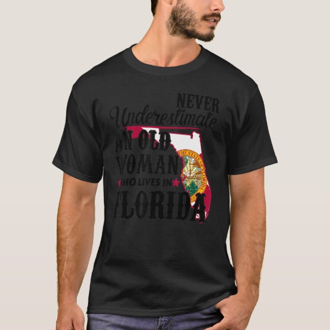 Camiseta Bandera femenina de Florida Vieja De Casa Flo Grow (Anverso)