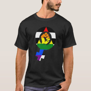 Camiseta Bandera feminista del Orgullo Directo