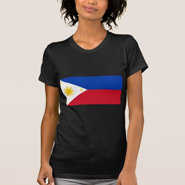 Camiseta Bandera filipina, bandera nacional de las islas (Anverso)