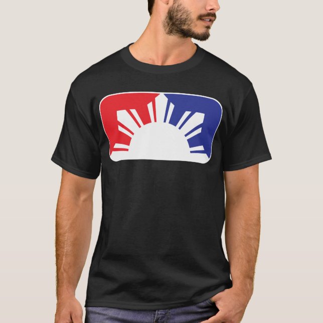 Camiseta Bandera filipina de la primera división - media (Anverso)