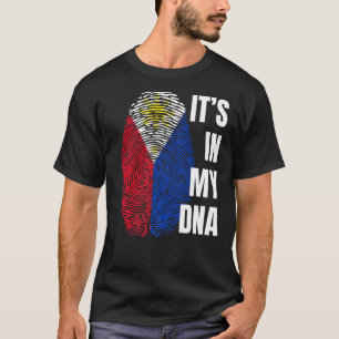 Camiseta Bandera filipina Dna Fingerprint Filipinas