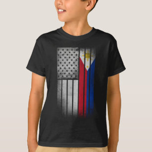 Camiseta Bandera filipina estadounidense