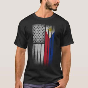 Camiseta Bandera filipina estadounidense