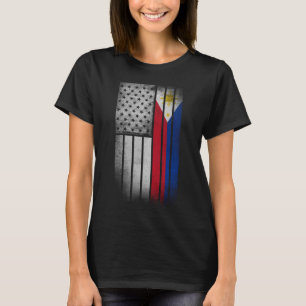 Camiseta Bandera filipina estadounidense