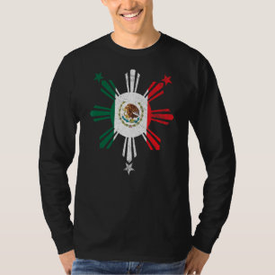 Camiseta Bandera Filipina Mexicana México Filipinas Pinoy P