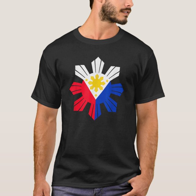 Camiseta Bandera filipina Pinoy Bandera Filipina Pinoy Thre (Anverso)