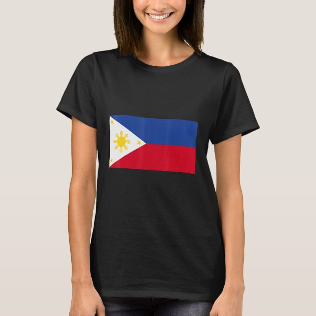 Camiseta Bandera filipina Pinoy Bandera Filipino Pinoy Sun (Anverso)
