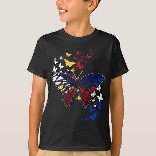 Camiseta Bandera filipina Pinoy Mariposa animal filipina P