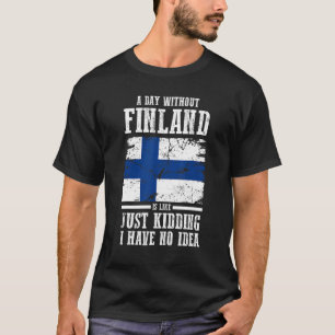 Camiseta Bandera finlandesa