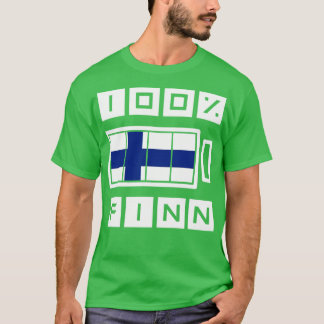 Camiseta Bandera finlandesa Finn Gift