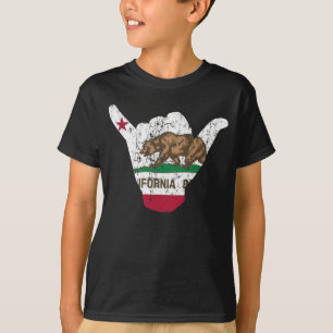 Camiseta Bandera floja de California de la caída