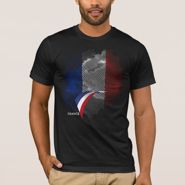 Camiseta Bandera francesa (Anverso)