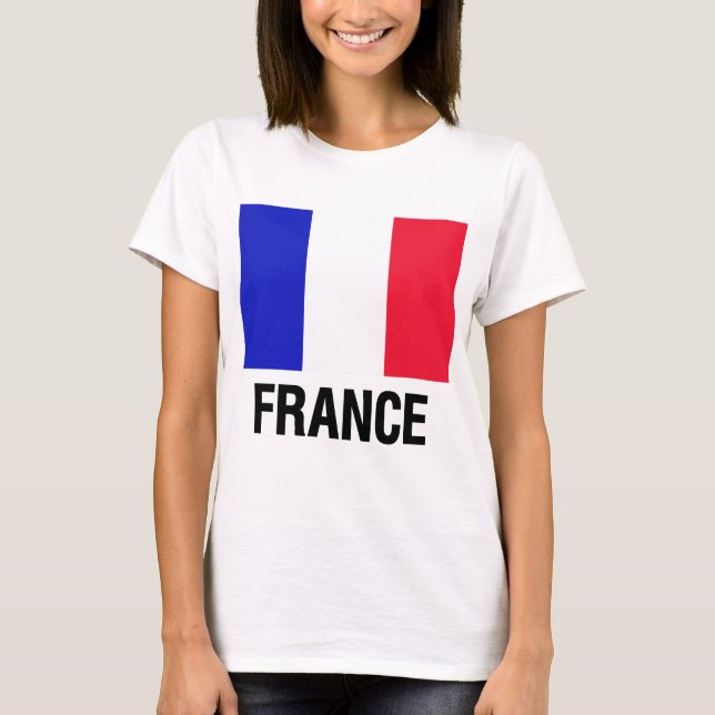 Camiseta Bandera francesa (Anverso)