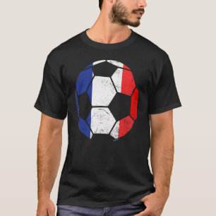 Camiseta Bandera francesa de apoyo al país del orgullo de s