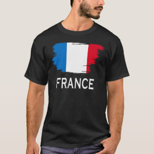 Camiseta Bandera francesa de Francia para hombres niñas Fra